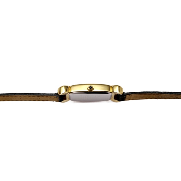 Revlon Vintage 1990s Ladies Tank Watch Scroll Design Gold Plated Ladies Watch main image 4